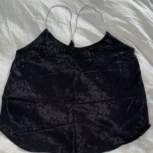 Victoria's Secret Black Logo Camisole Top